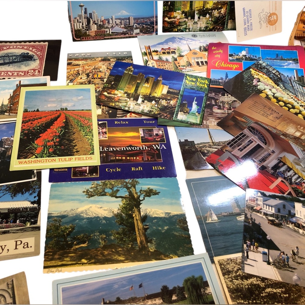 Vintage Postcard Collection - Scenic Views USA lot of 24